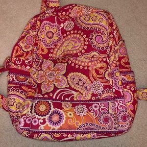 Vera Bradley backpack with adjustable straps